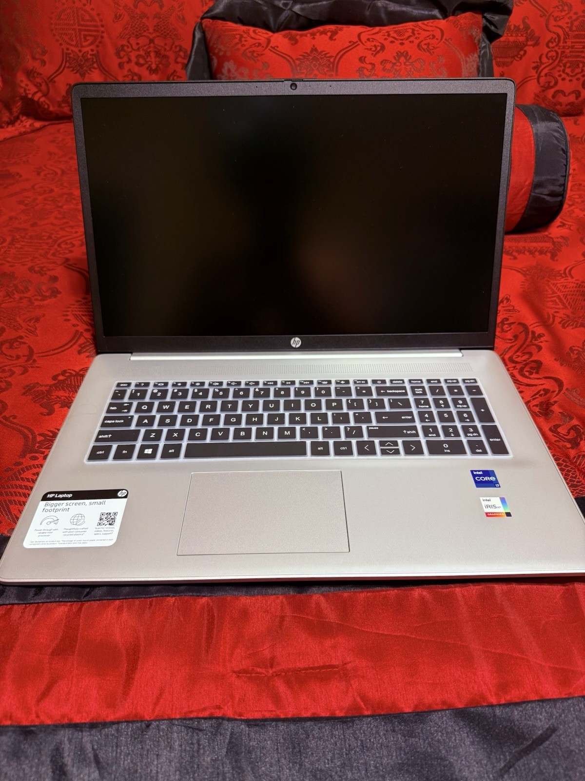 HP 17.3″ HD Laptop i7-1355U 16GB 1TB SSD Iris Xe Win11 Silver