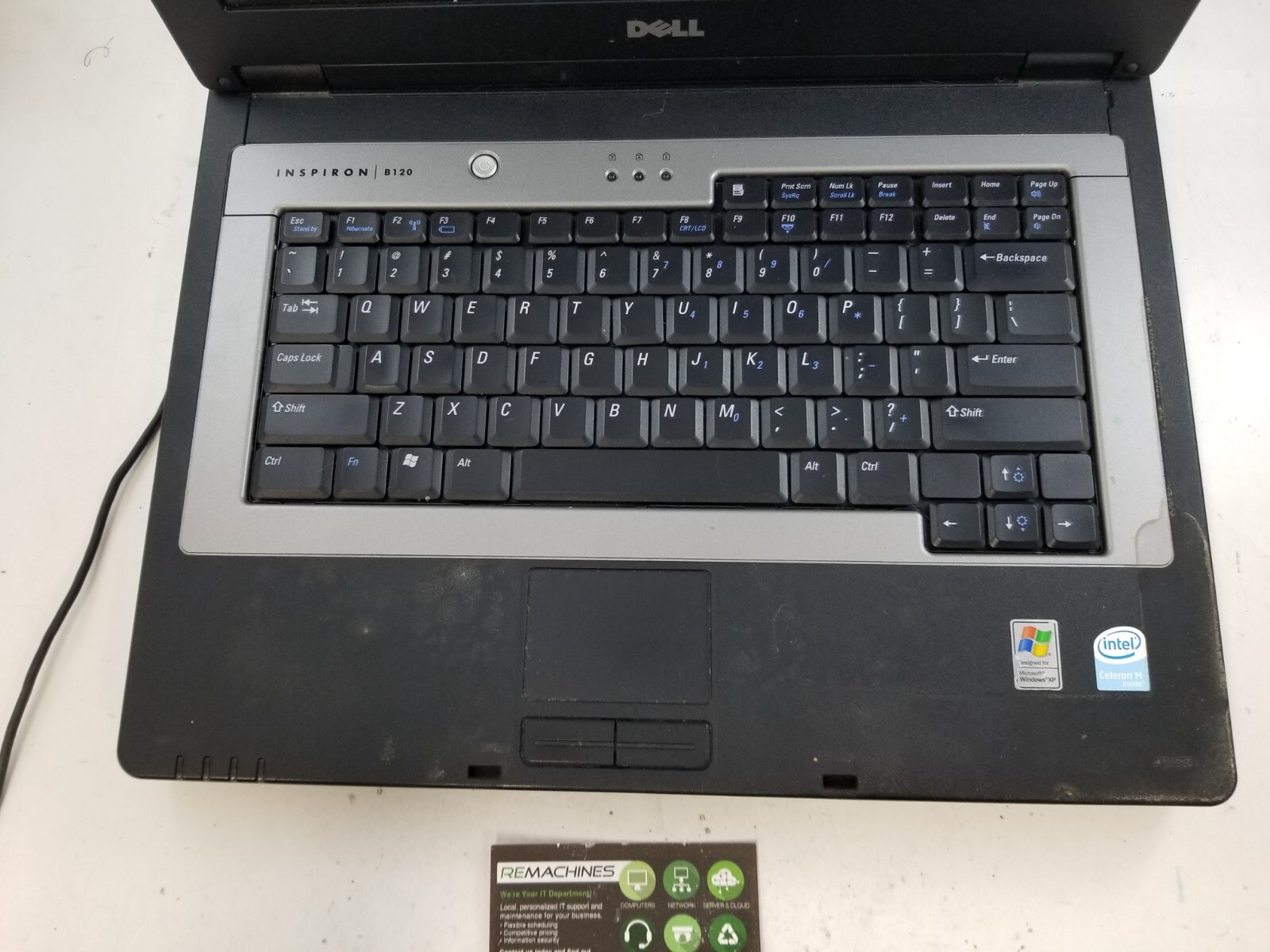 Dell Inspiron B120 Laptop Intel Celeron 1.5GHz 256MB 40GB HDD No OS Read