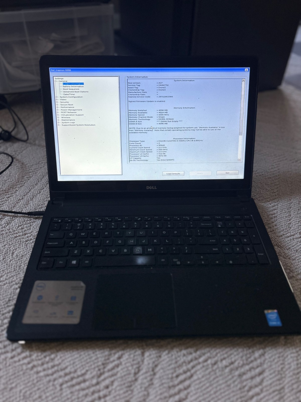 Dell Inspiron 15 i5558 16″(1TB, Intel Core i5 4th Gen., 1.7GHz, 8GB)…