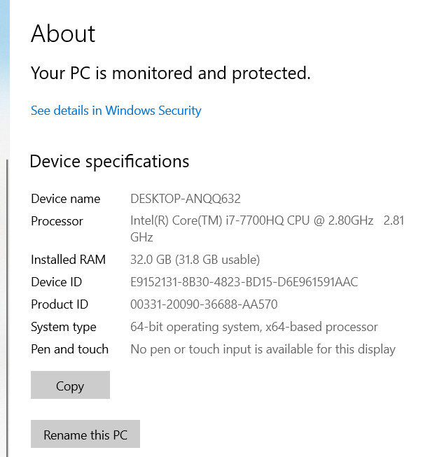 Lenovo ThinkPad P51 – Intel Core i7-7700HQ 2.8GHz 32GB DDR4 NVIDIA No OS/SSD/HDD