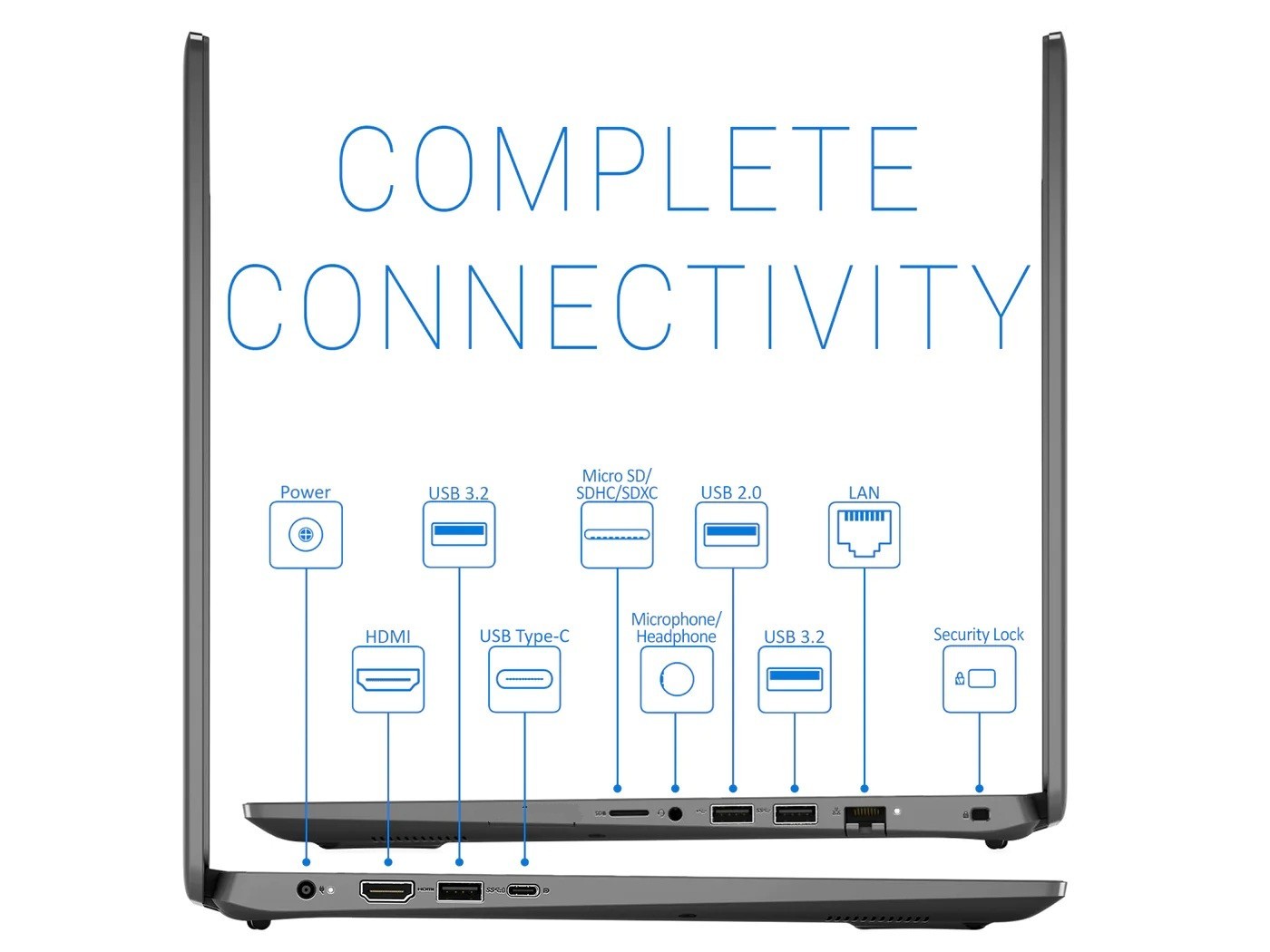 11th Gen Dell Latitude Laptop PC: Intel i5 Quad Core! 32GB RAM! 1TB SSD! Webcam!