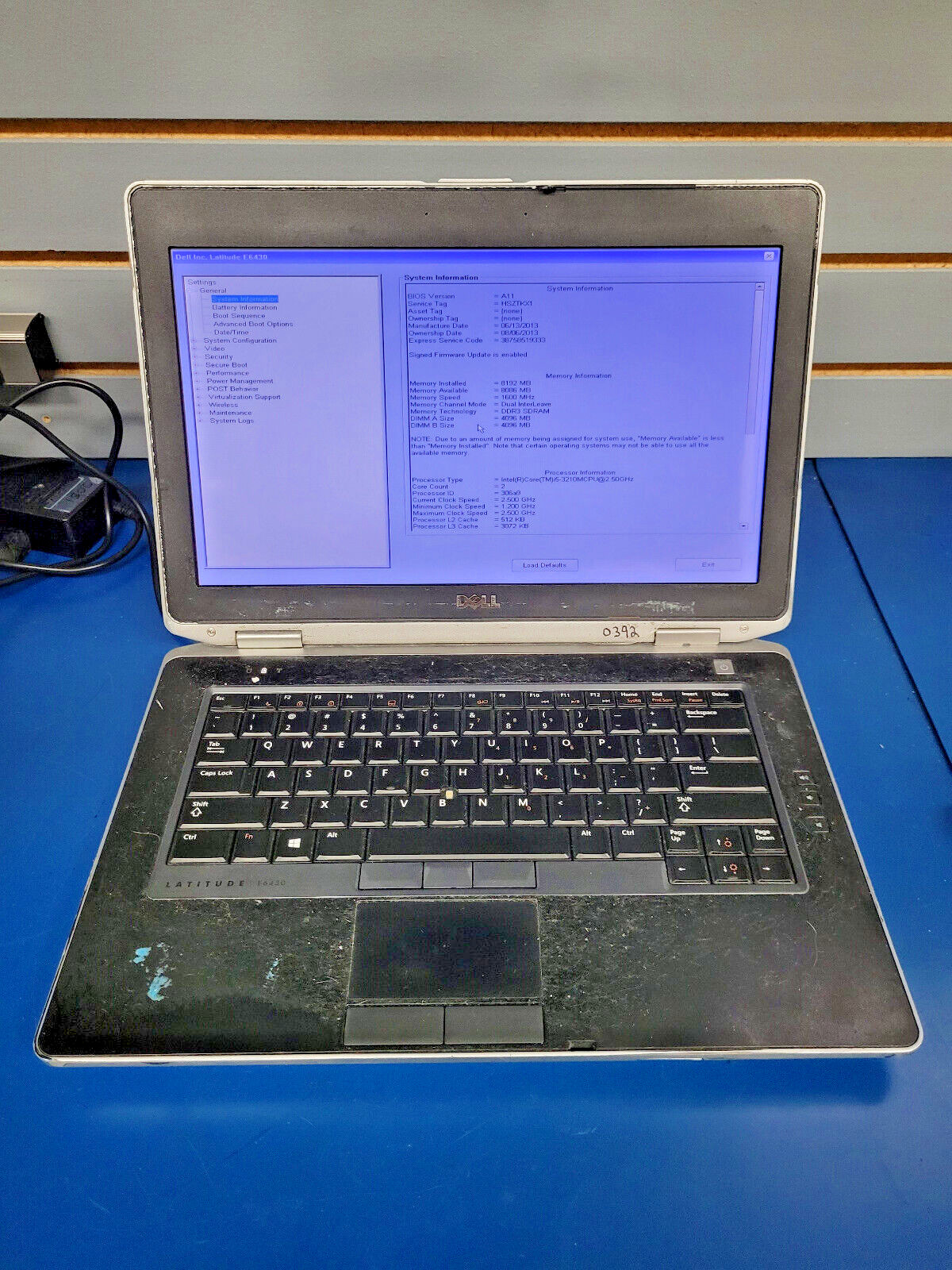 DELL Latitude E6430 Laptop w/ Intel Core i5-3210M 2.50 GHz 8 GB NO HDD/CADDY