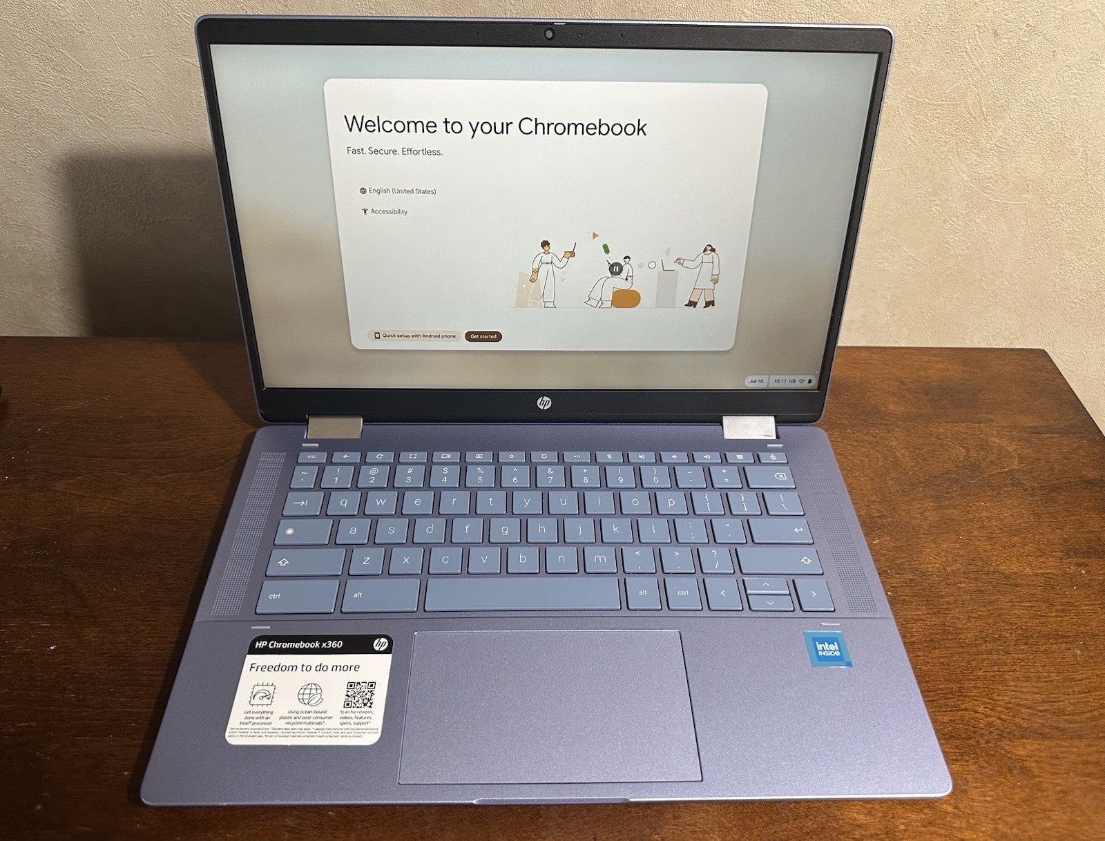 HP Chromebook X360 14B-CD0130WM 14″ Touch Intel N100 4GB RAM 64GB SSD Laptop
