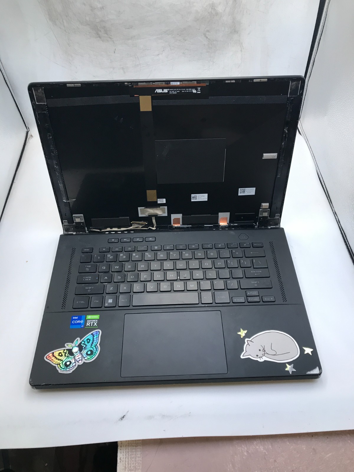 ROG Zephyrus M16 (2022) GU603ZM Intel Core i7 12th Gen NO RAM RTX 3060 For Parts