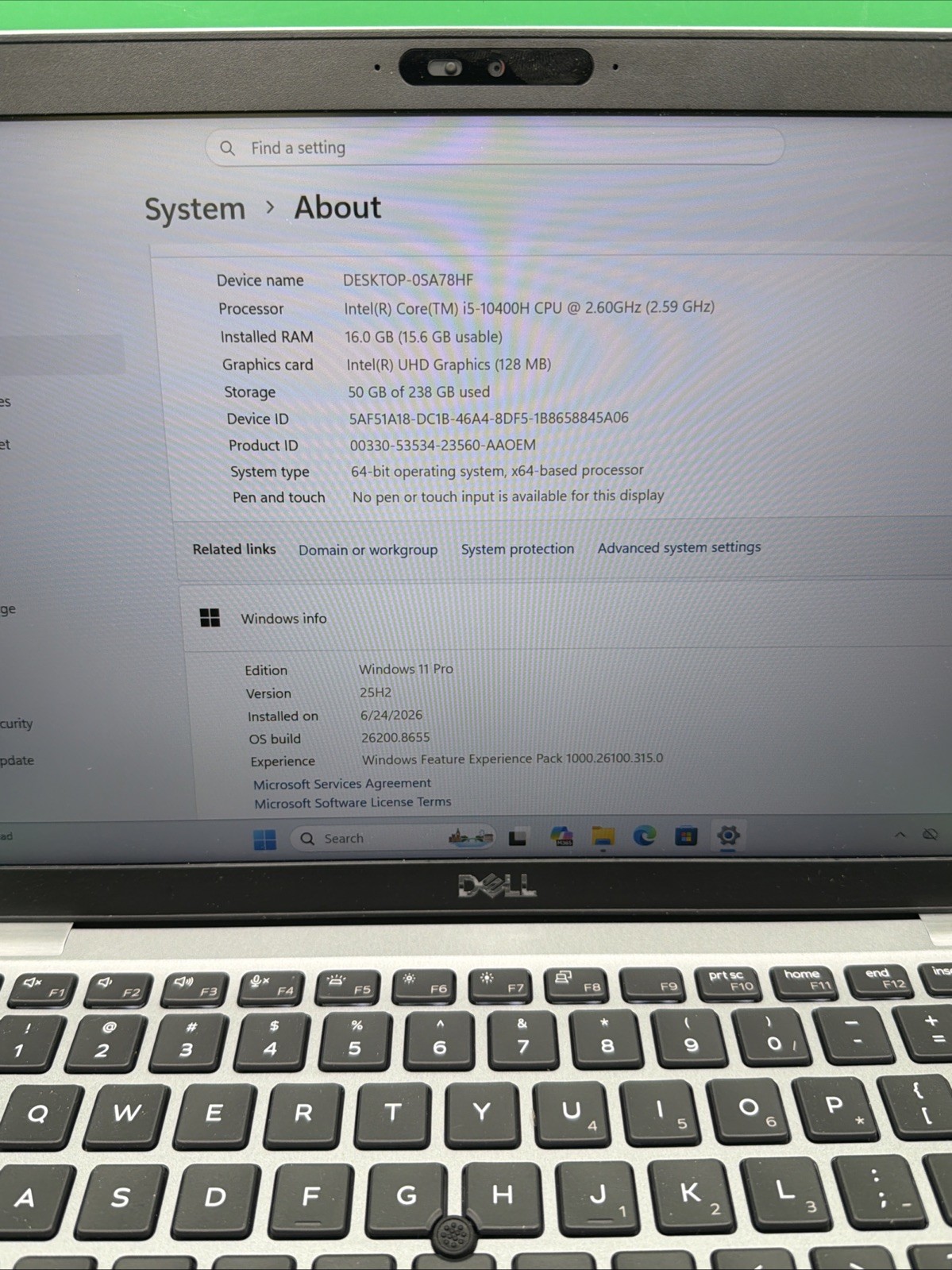 Dell Latitude 5411 14″ Business Laptop i5 16GB RAM 256GB SSD Win 11 Pro