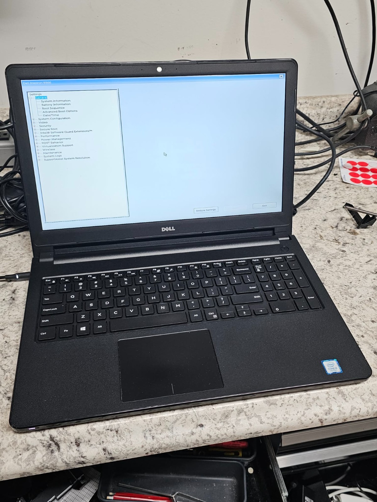 Tested DELL INSPIRON 15 5566 | CORE I3-7100U 2.40GHZ | 4GB | WiFi Clean Special