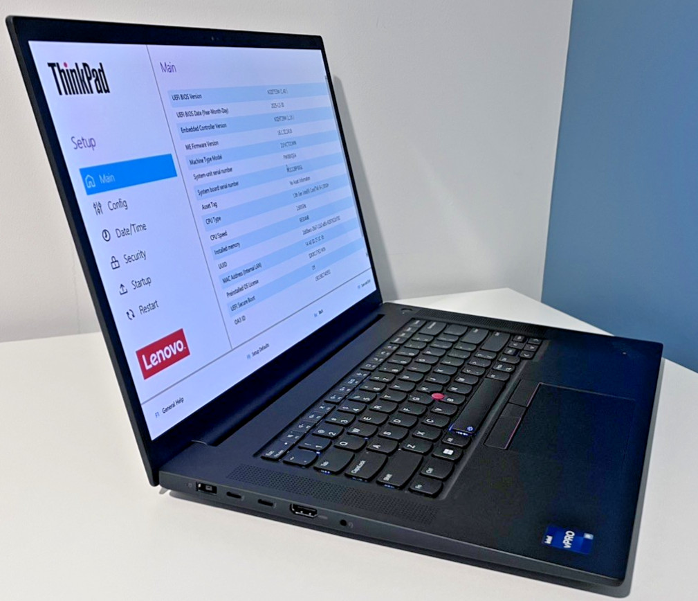 Lenovo ThinkPad P1 Gen 6 i9-13900H vPro RTX 2000 Ada 96GB DDR5-5600 1TB NVMe