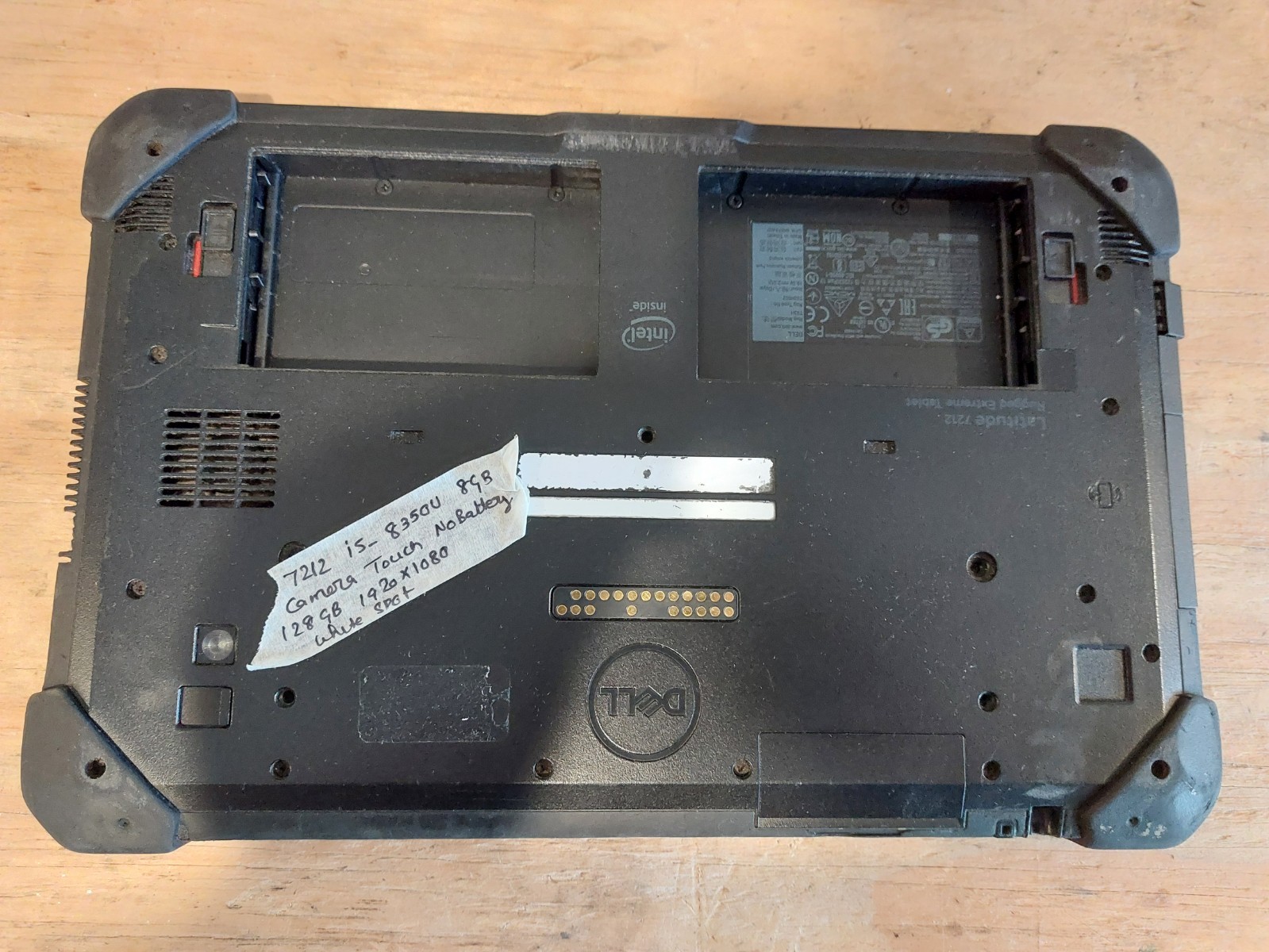 Broken AS-IS Dell Latitude 7212 Rugged Tablet Lot of 3 i5-8350U 8gb 128gb