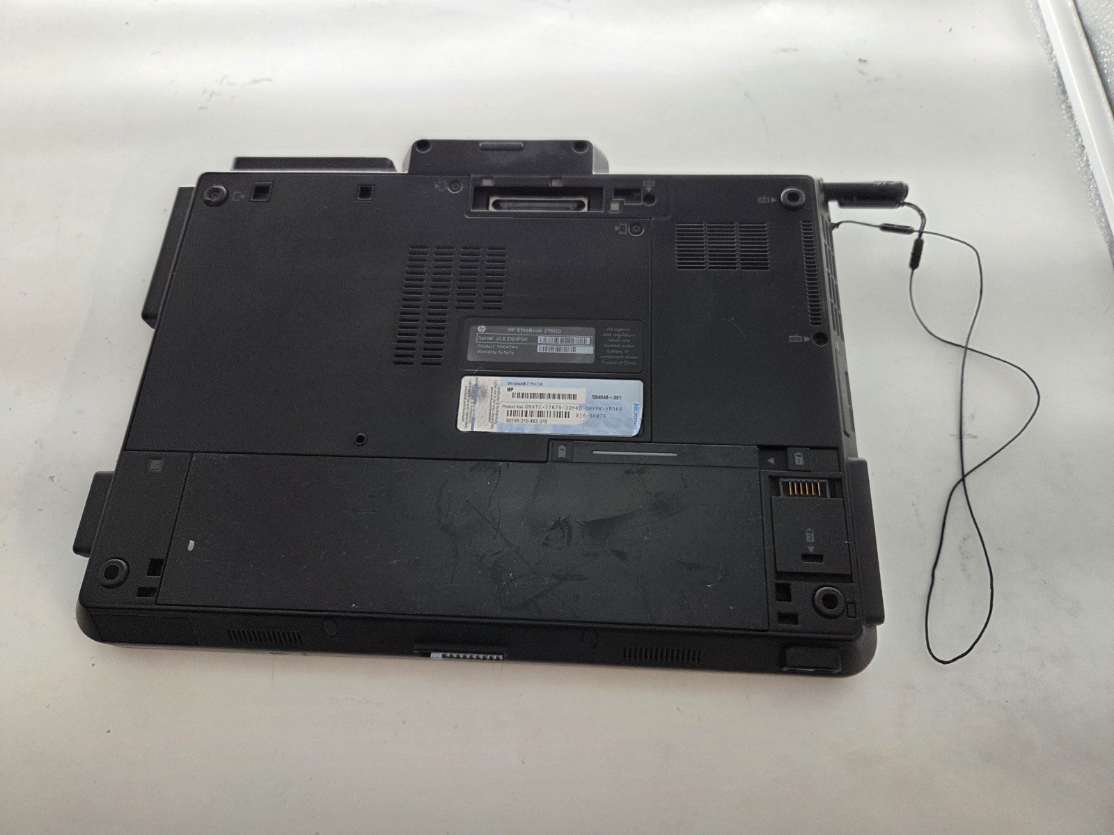 E014 EliteBook 2760p 2in1 w/charger&Stylus.i5-2520M.8GB.320GB HDD.12″Touch.W11