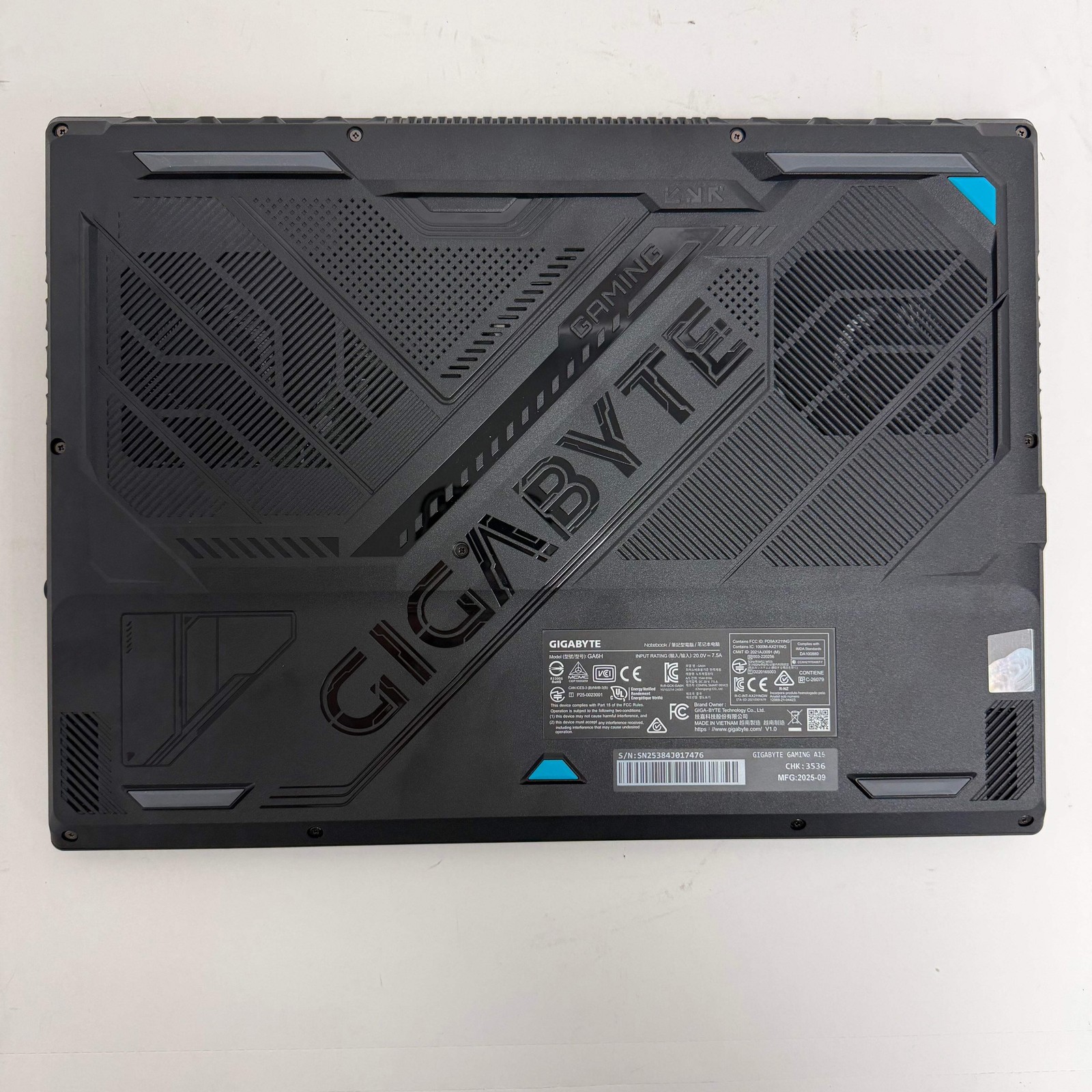 Gigabyte Gaming A16 GA6H 16″ i7-13620H 2.4GHz 16GB RAM 1TB SSD GeForce RTX 4050