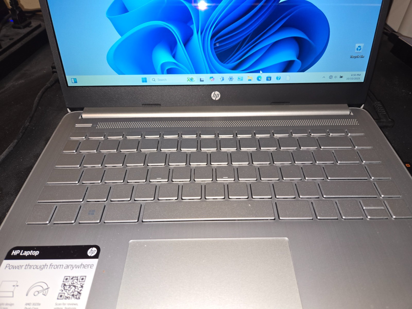 HP LAPTOP 14-FQ0122OD AMD 3020E APU 64GB EMMC 4GB SODIMM DDR4 SDRAM WINDOWS 11