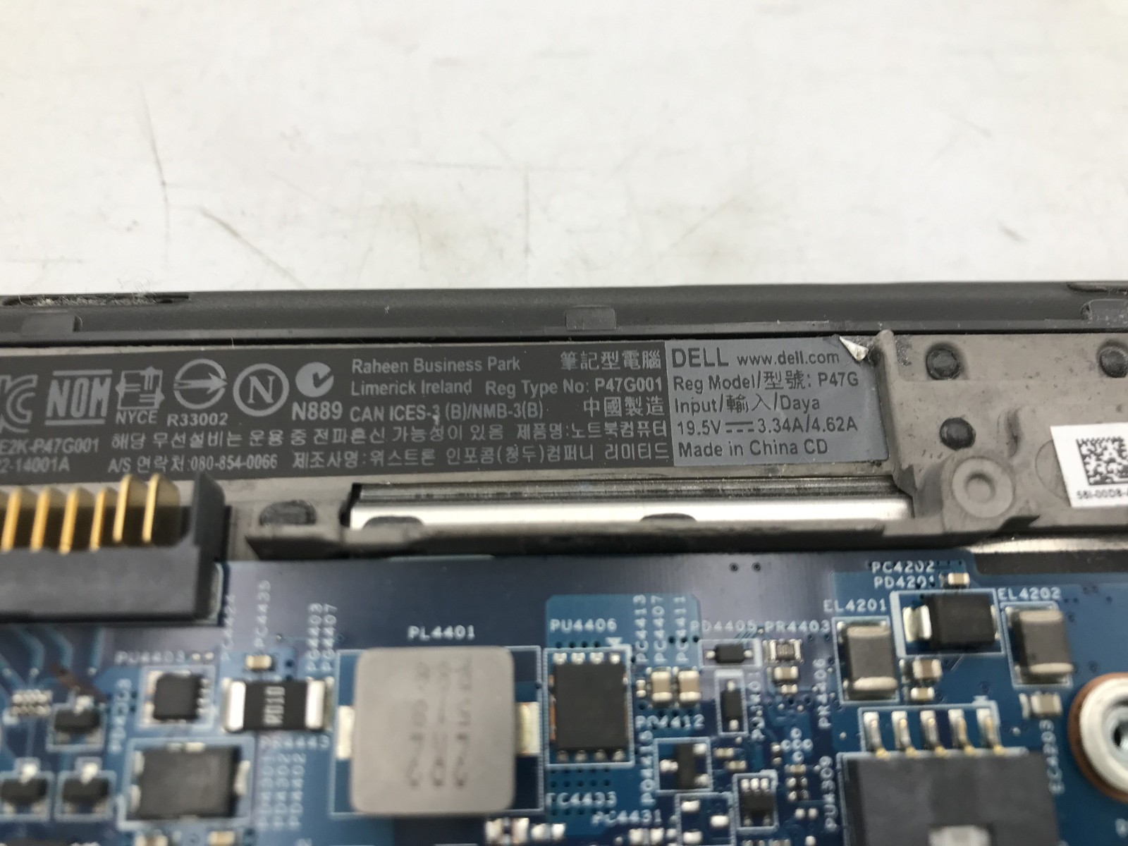DELL LATITUDE 3340 – BOOTS TO BIOS/LOCKED – INTEL I3 4030U – NO RAM – READ – BB!