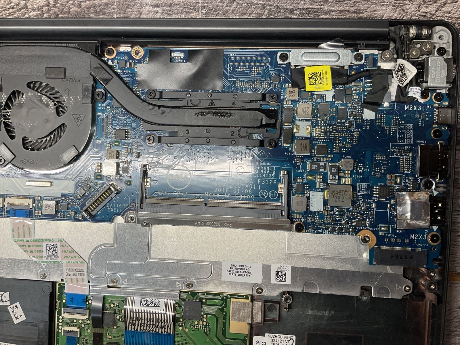 Dell Latitude 7390 / Intel Core i5 7th Gen / BIOS Unlocked / Parts Repair / J3