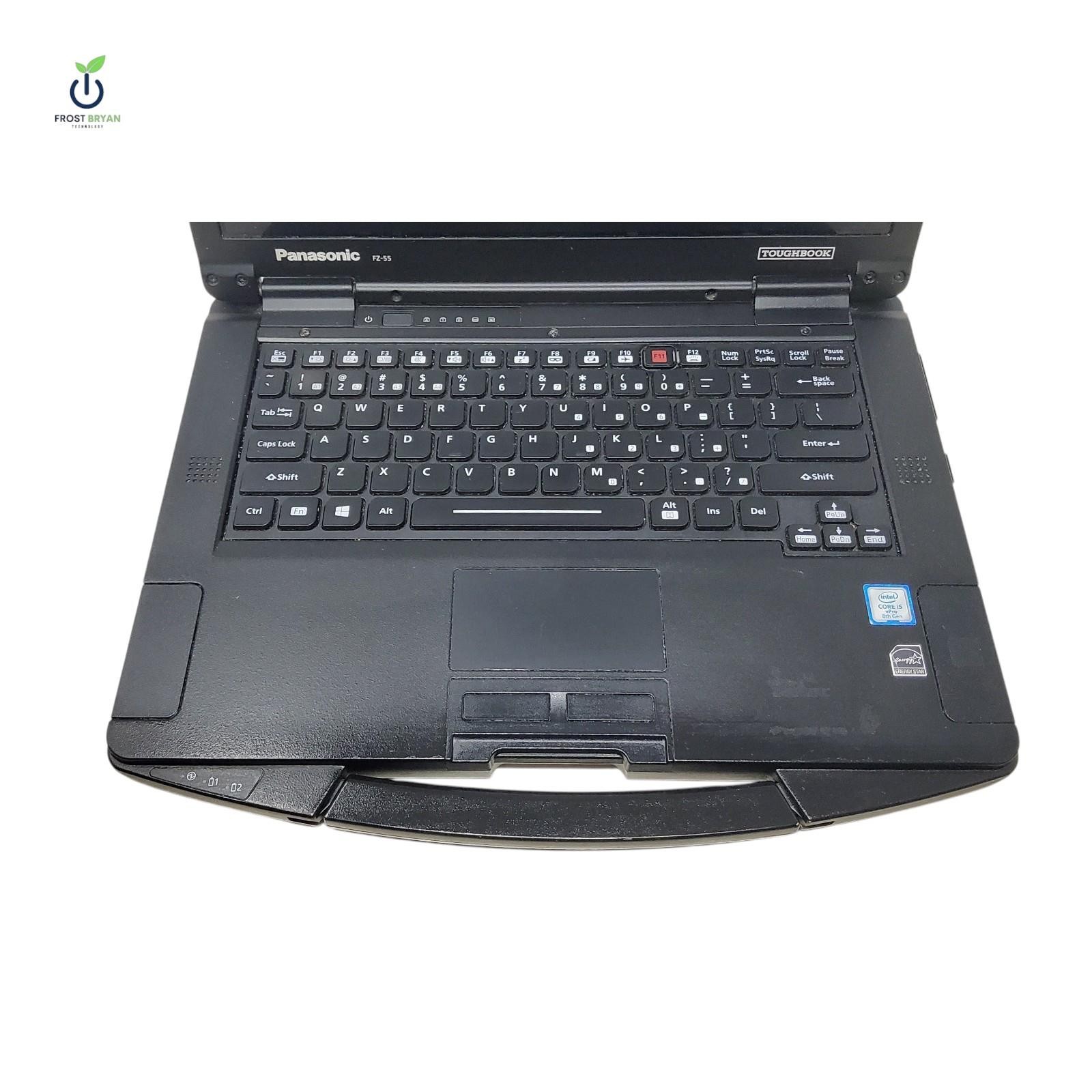 Panasonic FZ55-1 Laptop i5-8365U@1.60GHz 8GB 256GB SSD No OS Grade C [READ]