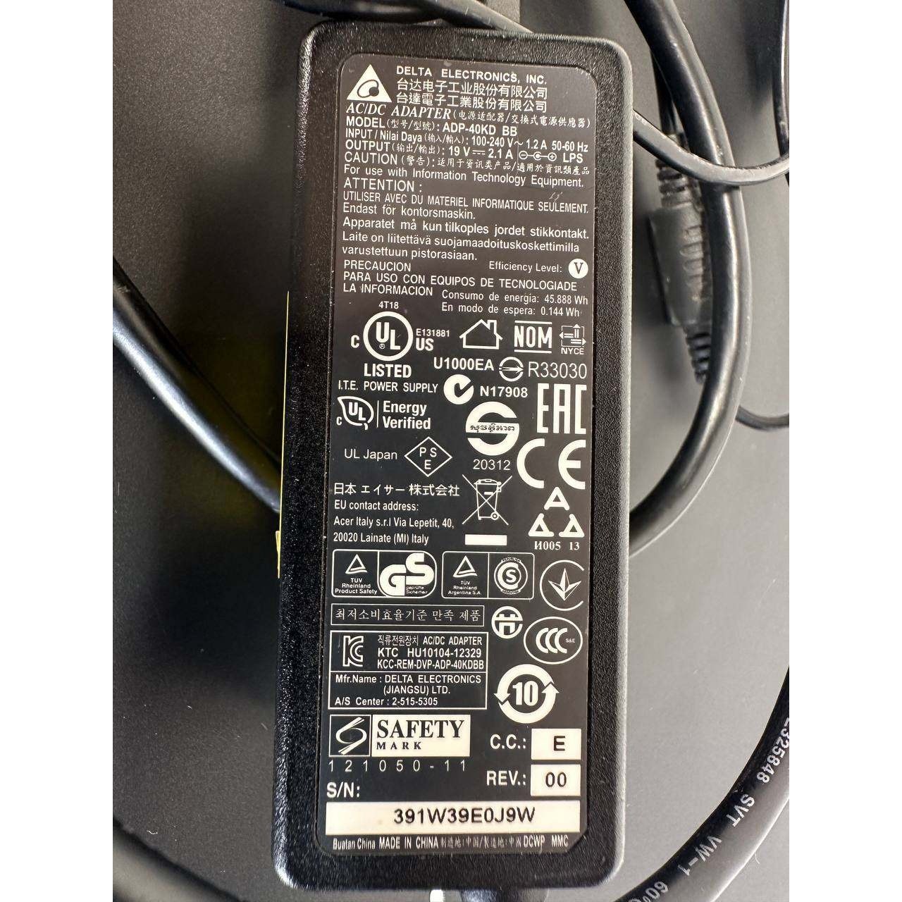 Acer Aspire Laptop AMD A4 Quad-Core Black DVD Drive Power Supply 053 (33)