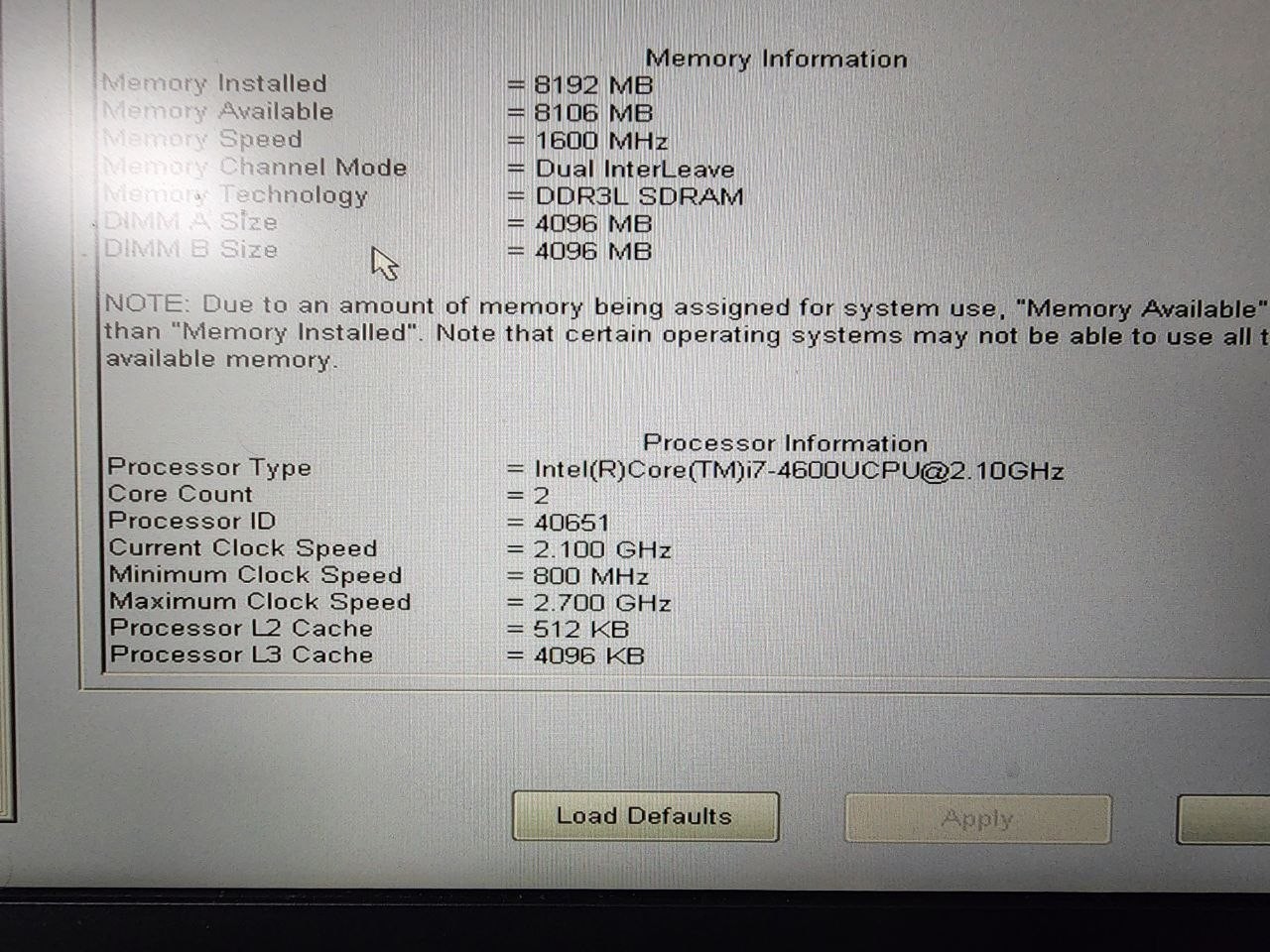 2x DELL Latitude E7440 i5 and i7 (NO OS or SSD/HDD)- 4GB RAM and 8GB LPV007
