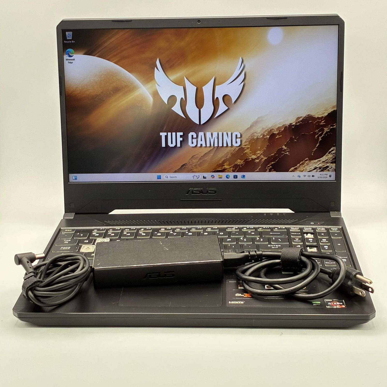 Asus TUF505D 15.6 inch Laptop AMD Ryzen 5 8GB 512GB