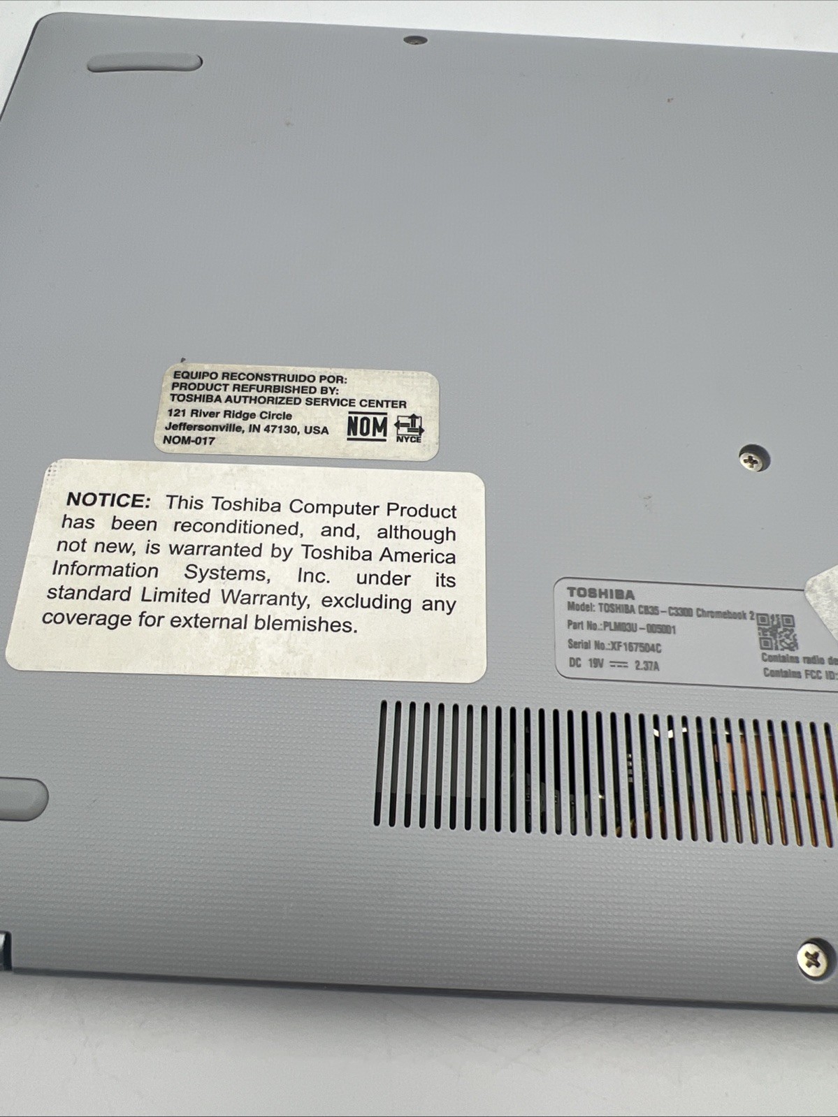 Toshiba Chromebook 2 Skulcandy CB35-C3330 4GB Intel Celeron 3215u Tested