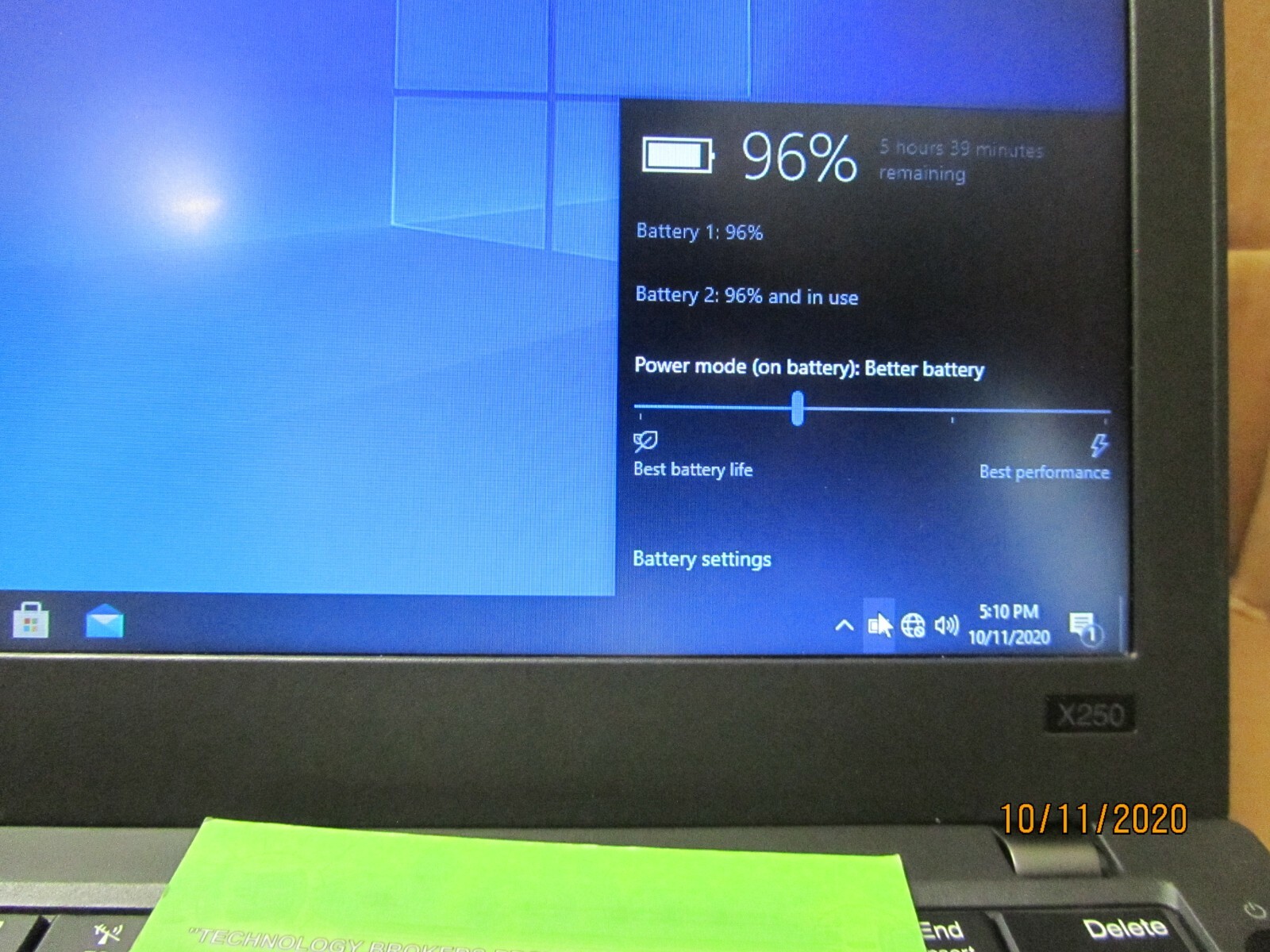 20CLS2FD02 – ThinkPad X250 i7-5600U, 8GB RAM 500GB HD, 12.5″ HD LCD Win10 Pro64