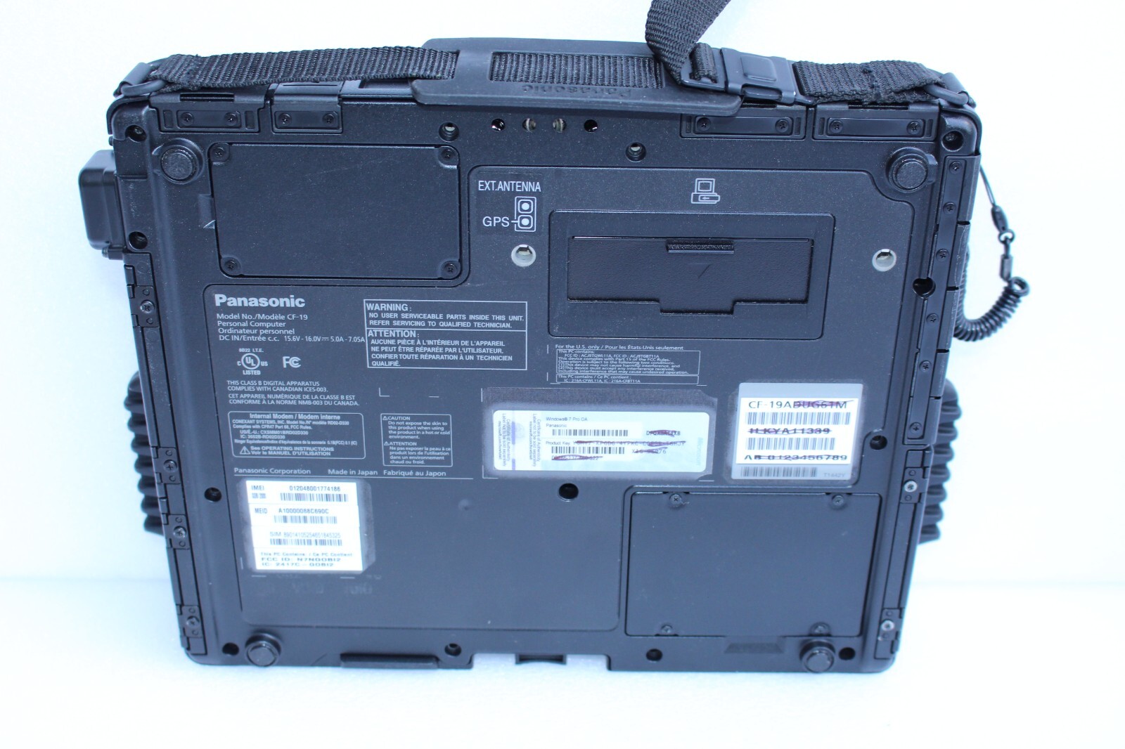 Panasonic CF-19 MK-5 Core i5-2520M 16GB/ 512GB SSD/GPS/ Win7 PRO64/ 200-900HRS