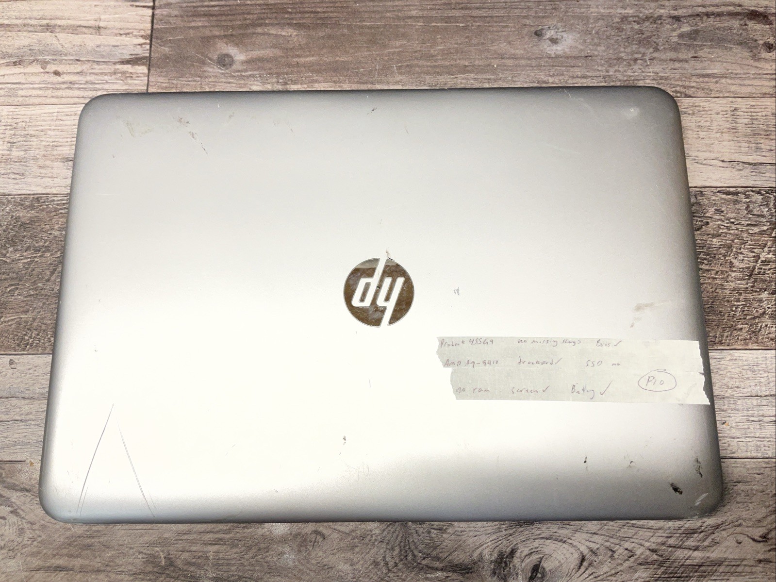 ProBook 455 G4 / AMD A9-9410 / No RAM Laptop Notebook PC / P10