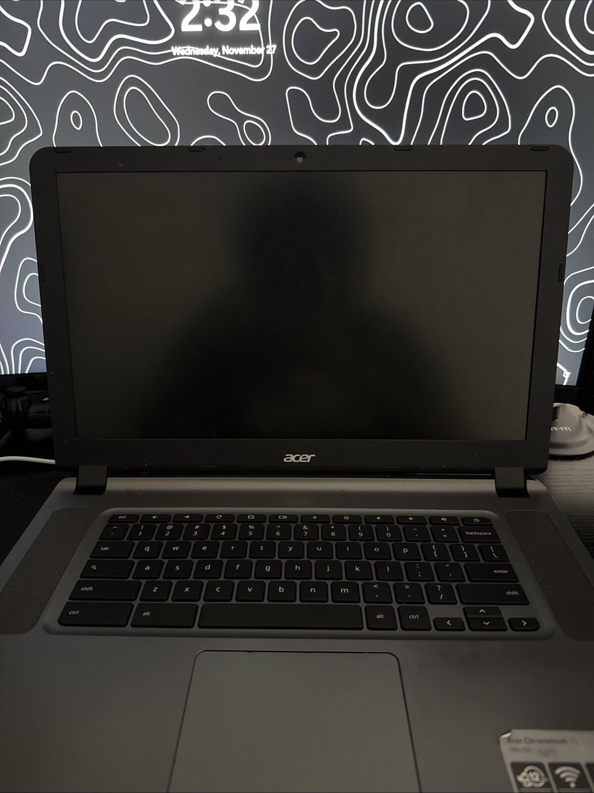 Acer Chromebook CB3-532-C47C 15.6”(16GB Flash, Celeron N3060, 1.60 GHz, 2GB)…