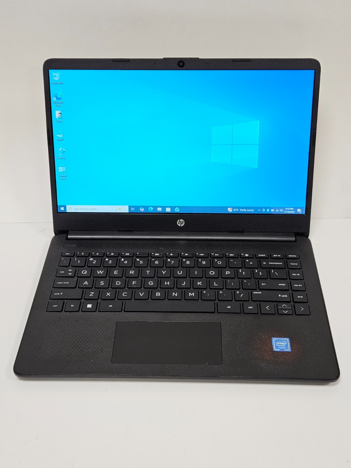 HP 14-dq0051dx Intel Celeron N4120, 4GB RAM, 58GB SSD, Win10 #0178