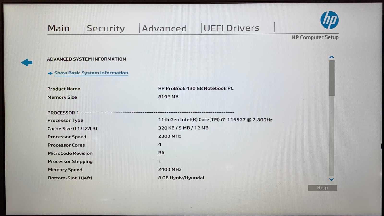 HP ProBook 430 G8 13.3″ Laptop i7-1165G7, No RAM/Storage, Remote Managed