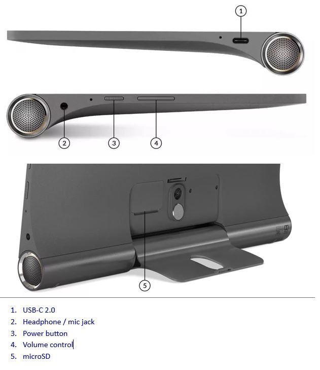 Lenovo Yoga Smart Tab with the Google Assistant 4/64 GB – Iron Grey