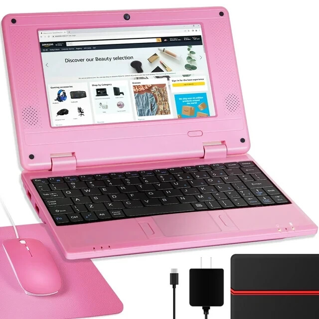 7” Laptop Computer Quad Core Powered by Android 12.0 Netbook with Wifi for Kid