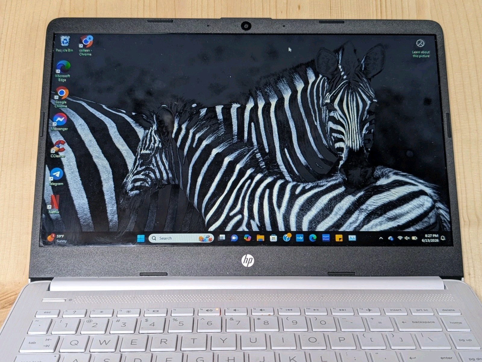 HP Laptop 14-dq0052dx 14″ HD CELERON N4120 64GB 8GB RAM W11 Webcam