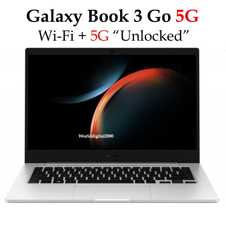 Samsung Galaxy Book 3 Go Wi-Fi+5G 14″ FHD Snapdragon 7c+ Gen3 4G+128GB Window 11