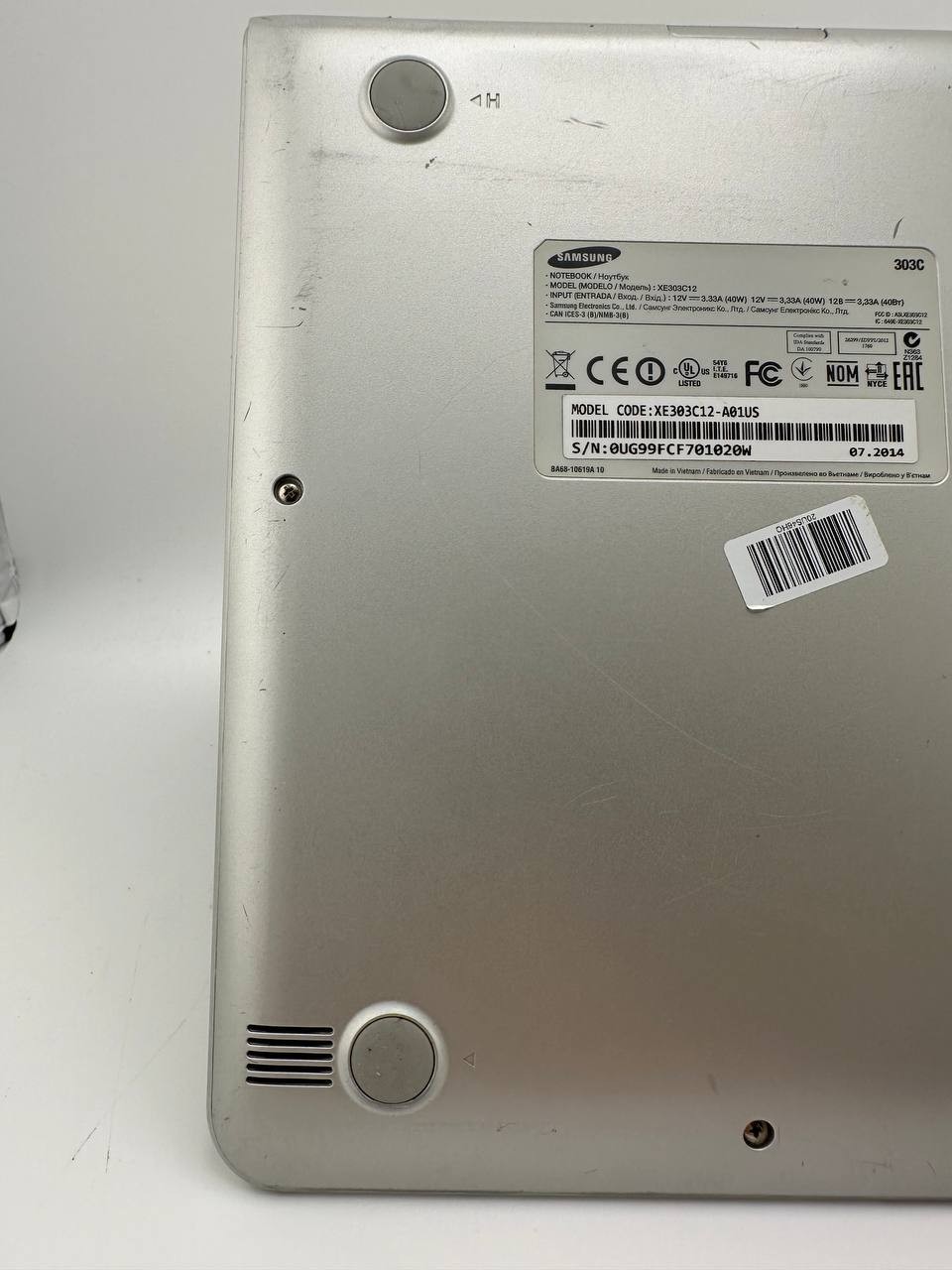 Samsung Chromebook XE303C12 11.6″ Laptop For Parts Repair 035-2