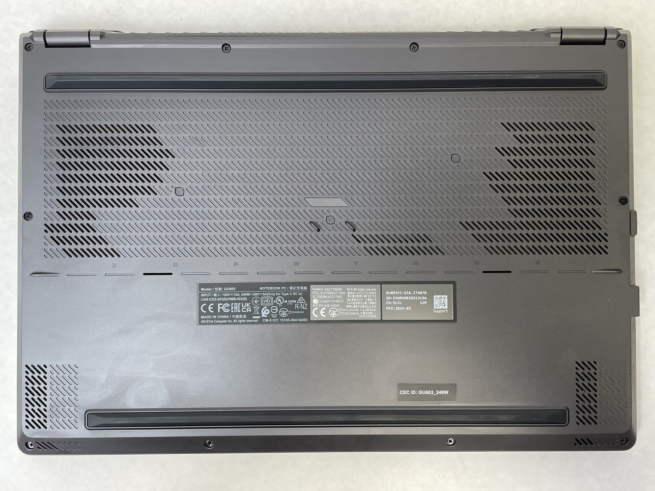 ASUS ROG Zephyrus G16 FHD i7-13620H 16GB/512GB SSD RTX 4070 *CHECK DESCRIPTION!*