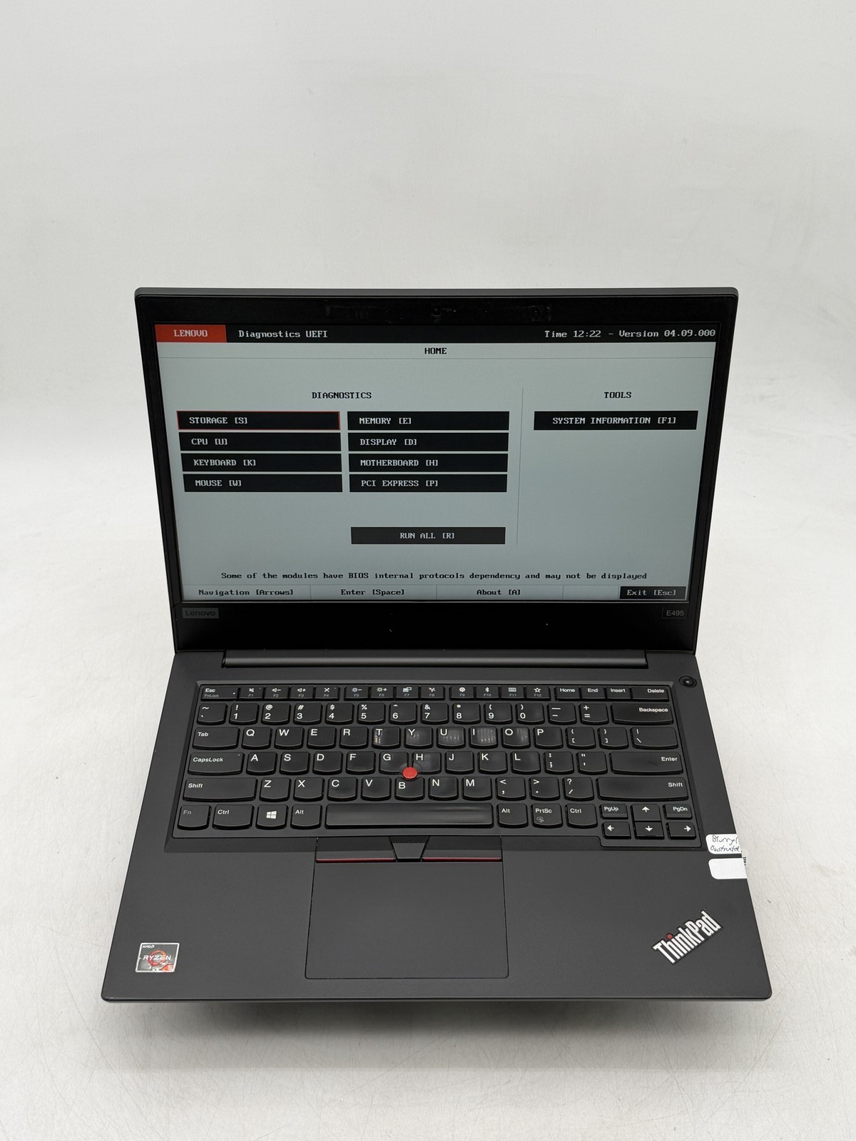 Lenovo ThinkPad (E495) 14in AMD Ryzen 5 3500U 8GB 256GB No OS *Read*