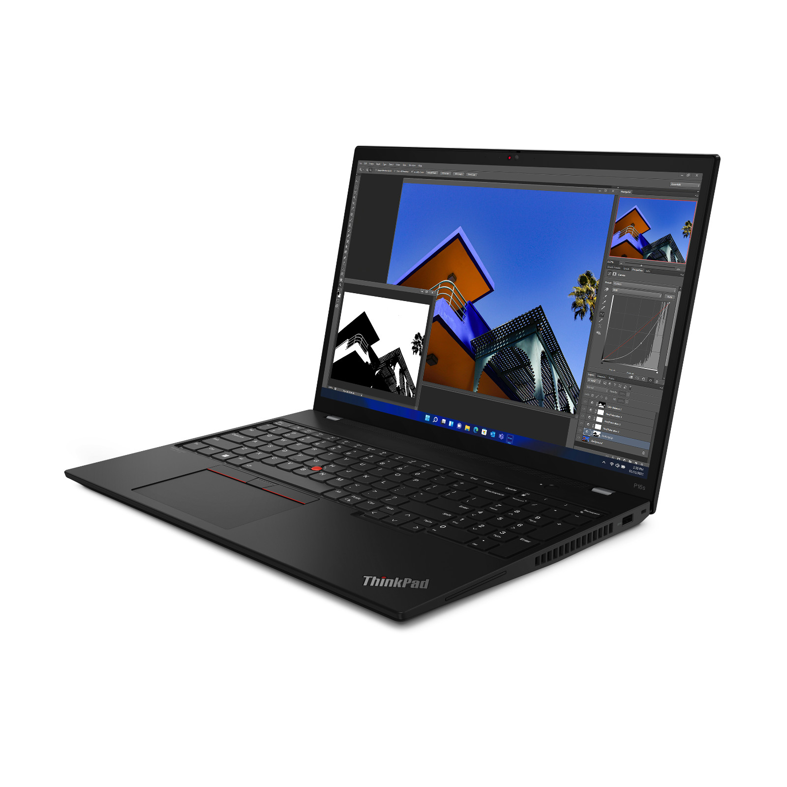Lenovo Thinkpad P16s G2 I7-1370P 64GB 4TB 16″ WUXGA Touch NVIDIA US English Gar