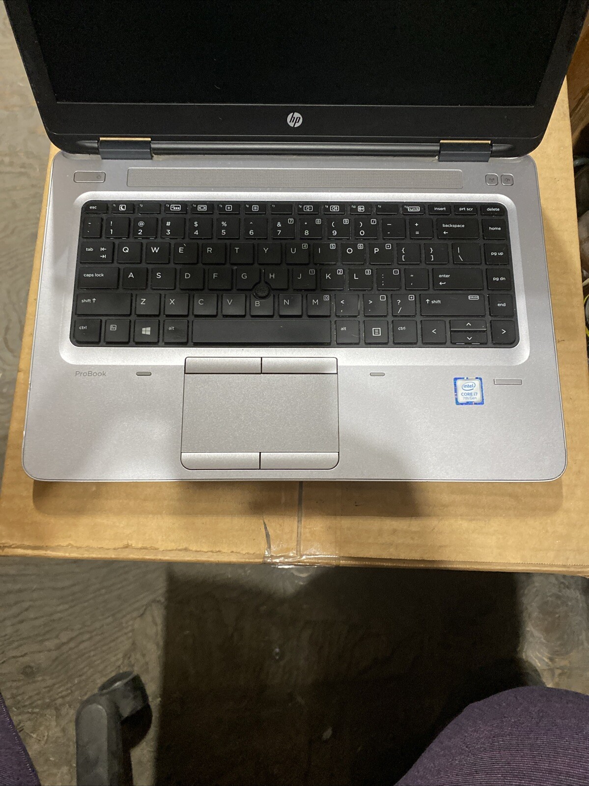 HP PROBOOK 640 G3 INTEL CORE i7-7600U 2.80GHZ 16GB RAM **BIOS L0CKED /NO BATTERY