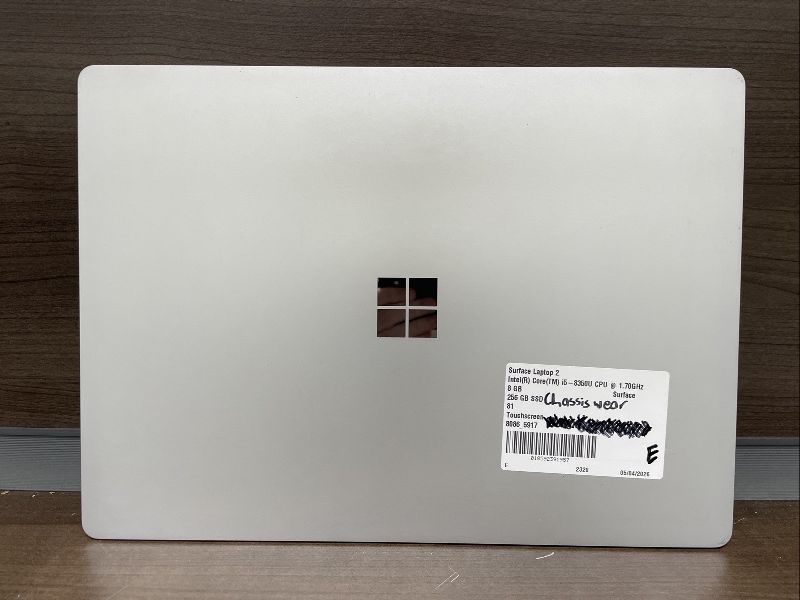 Microsoft Surface Laptop 2 13.5″ 256GB SSD, Intel Core i5 8350U, 8GB RAM