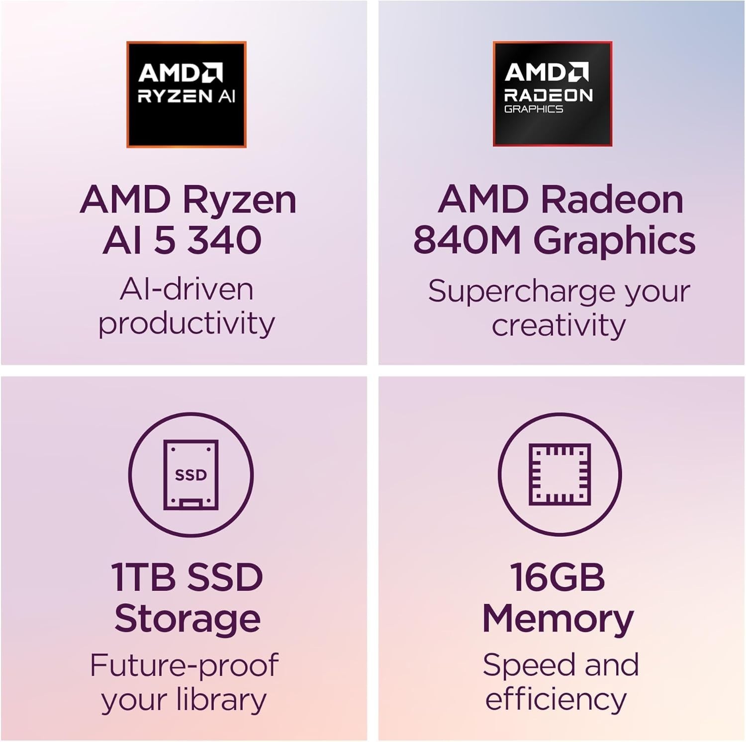 Lenovo IdeaPad 5 2-in-1 16″ WUXGA IPS Touchscreen Display Laptop – AMD Ryzen AI