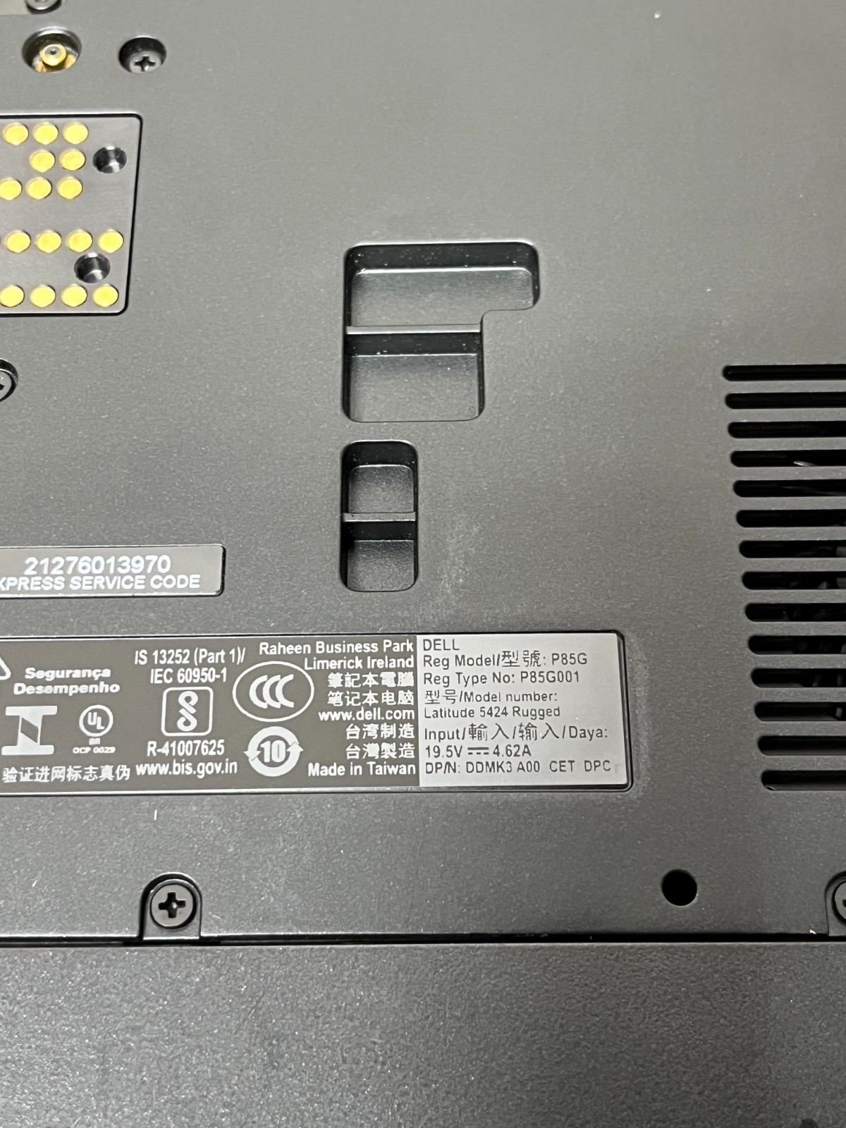 Dell Latitude 5424 Rugged i5-8th Gen 8GB RAM 512GB NVME Windows 11 Pro