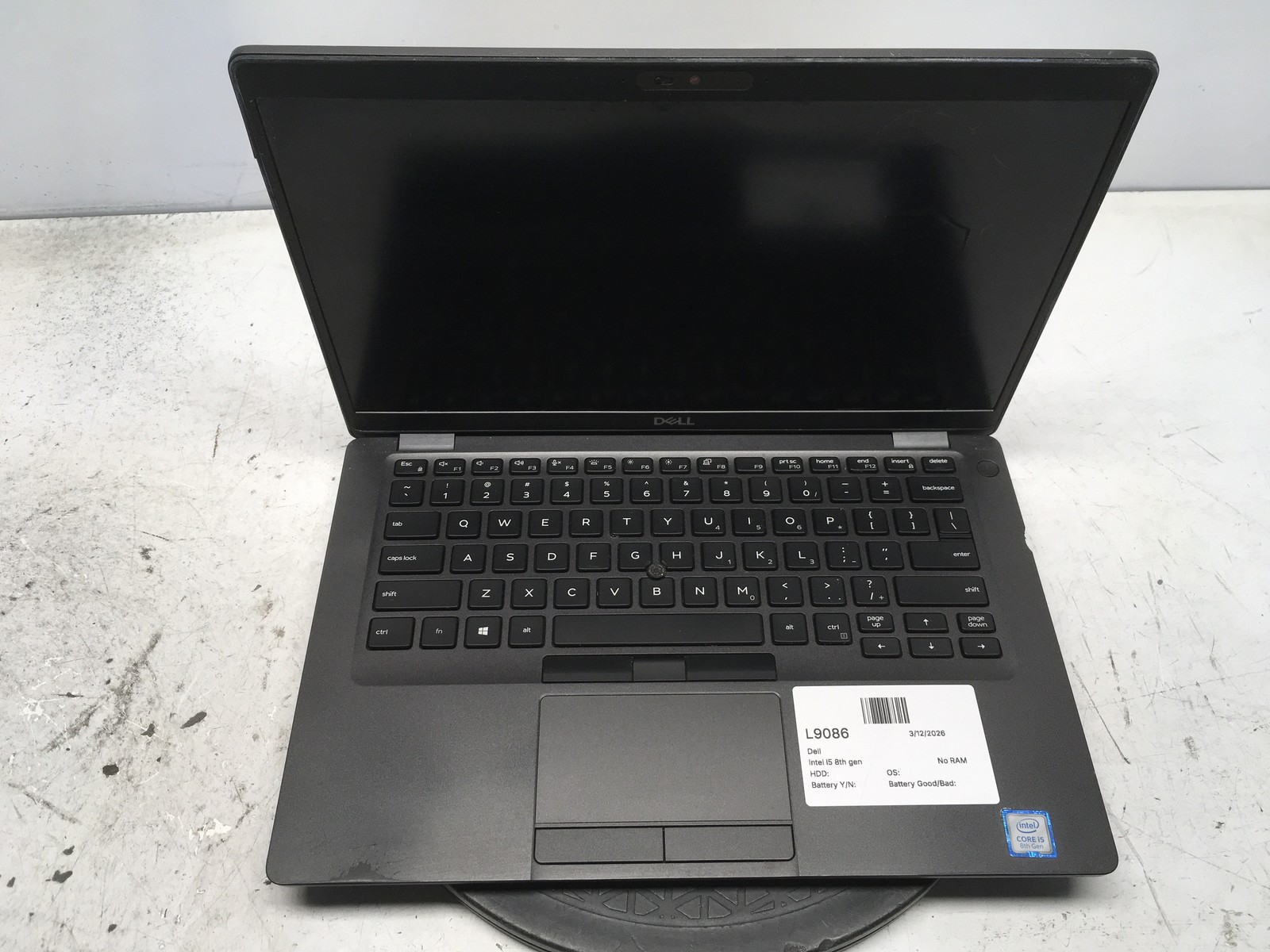 Dell Latitude 5400 Intel i5 8th gen No RAM NO HDD No Batt