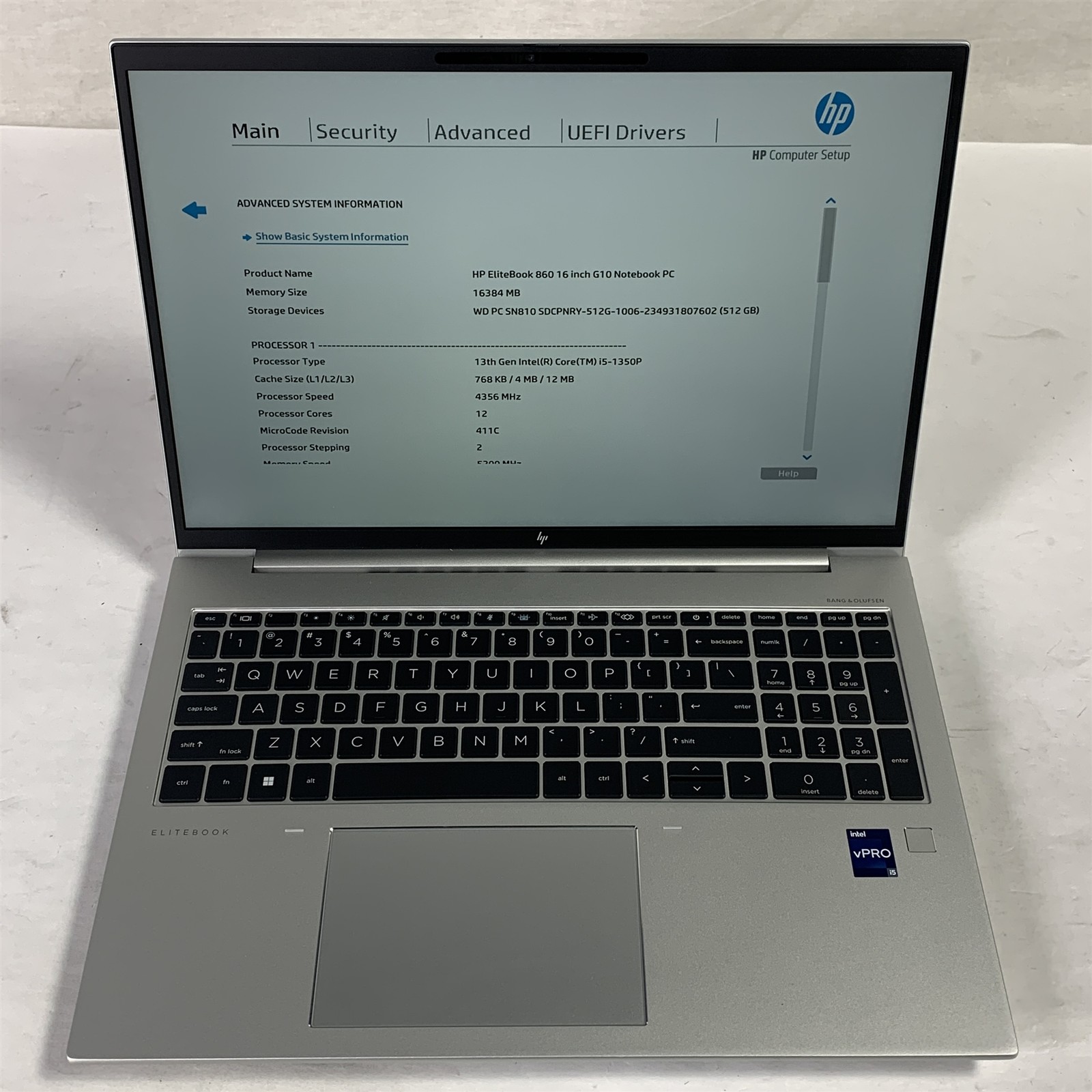 HP EliteBook 860 G10 16″ Laptop i5-1350P 1.9GHz 16GB 512GB NVMe SSD – Win11