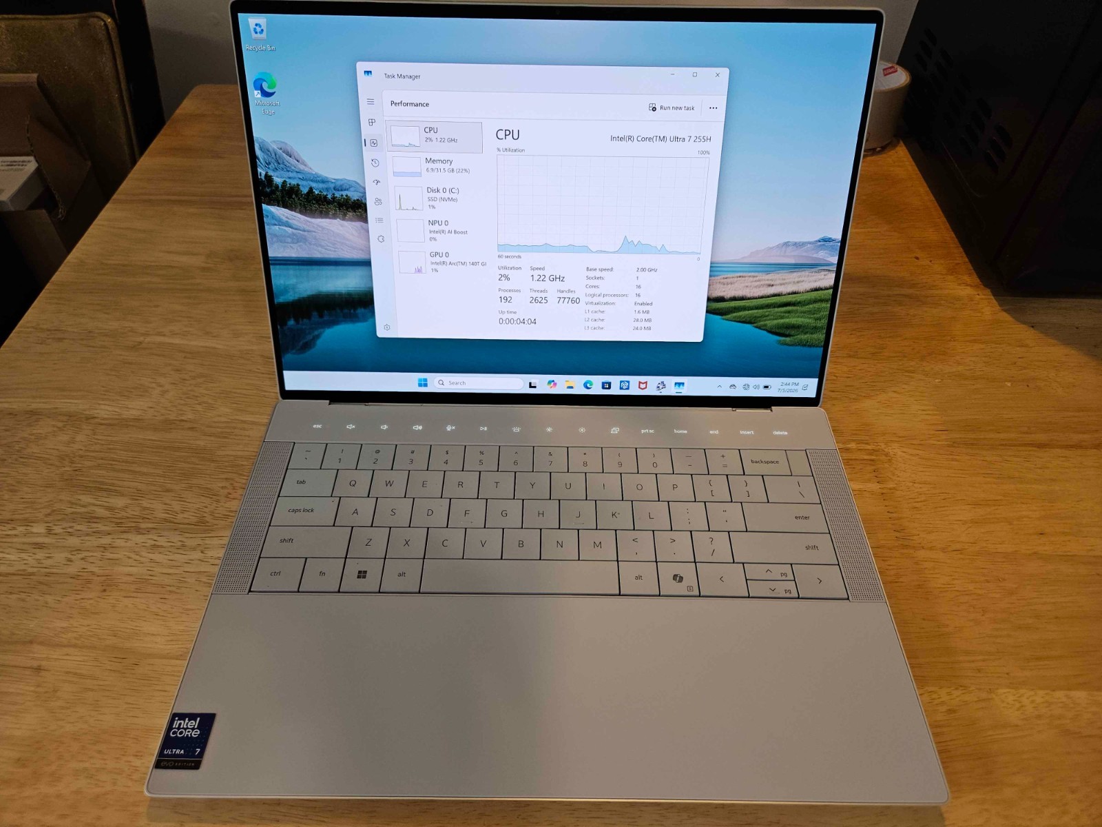 Dell XPS Premium 14.5″ 3.2K OLED Touch Laptop Intel Ultra 7 255H 32GB 1TB SSD