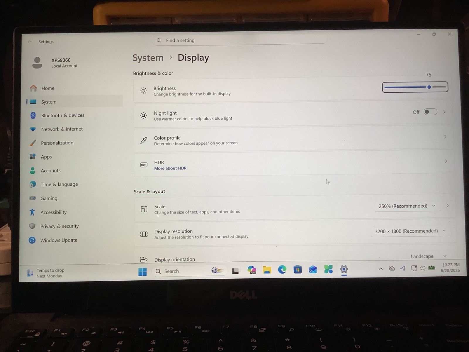 Dell XPS 13 9360 13″ QHD-Touch i7-7660U, 16GB-256GB NVMe Windows 11 Pro #HMVV9H2