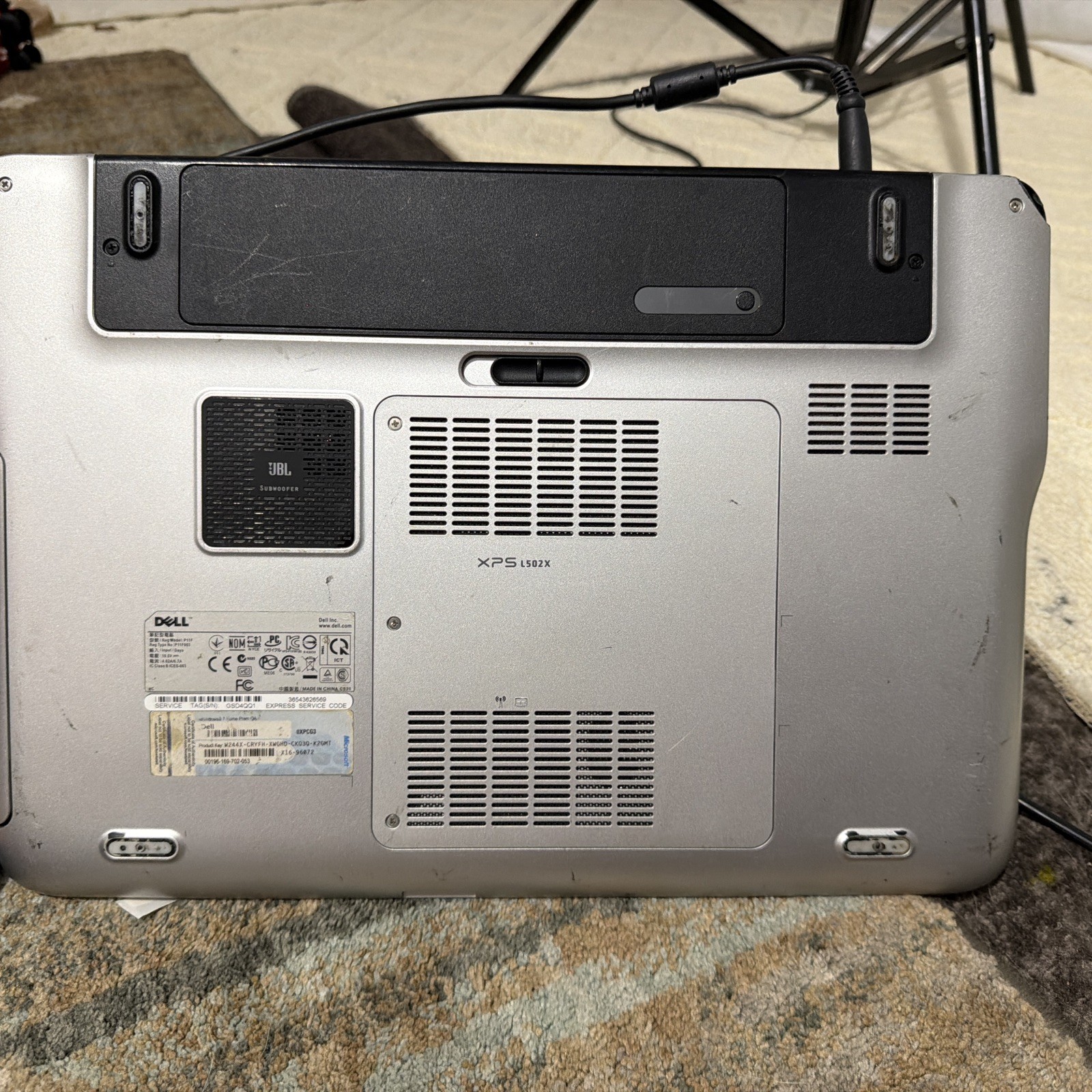 Dell XPS L502X 15.6” Laptop i7-2630QM @ 2.00GH, 750GB HD, See Pics For Info