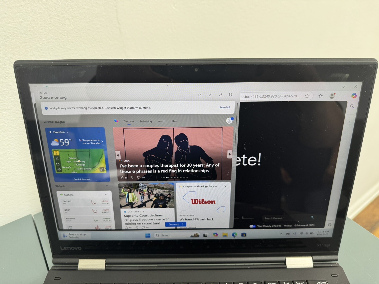 Lenovo ThinkPad X1 Yoga 2nd Gen 2-in-1 Intel i7-7600 8GB DDR4 256GB NVMe W11 Pro