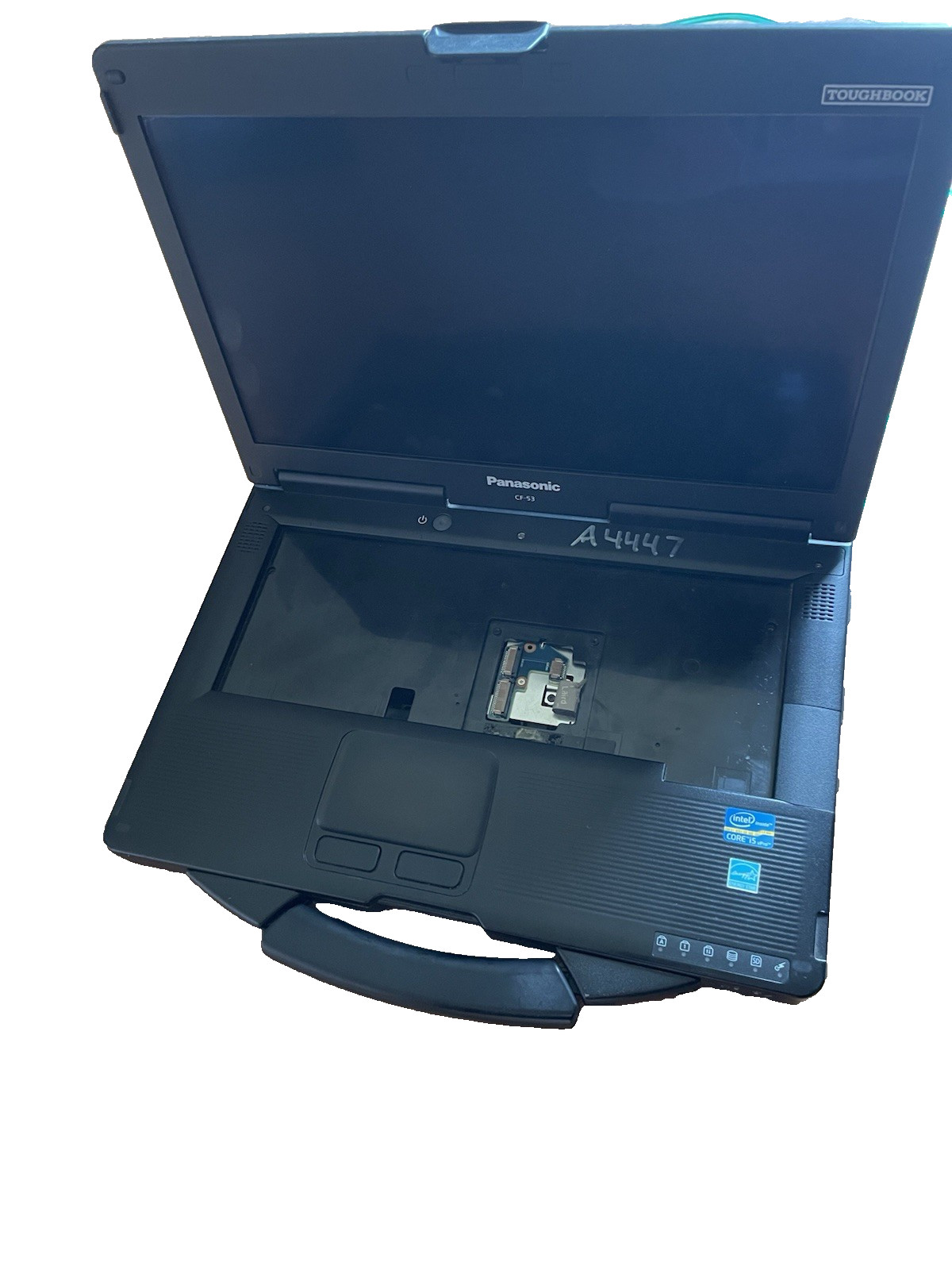 AS IS Panasonic CF-53STLZYLM~Includes battery~No memory~No HDD or caddy~No Power