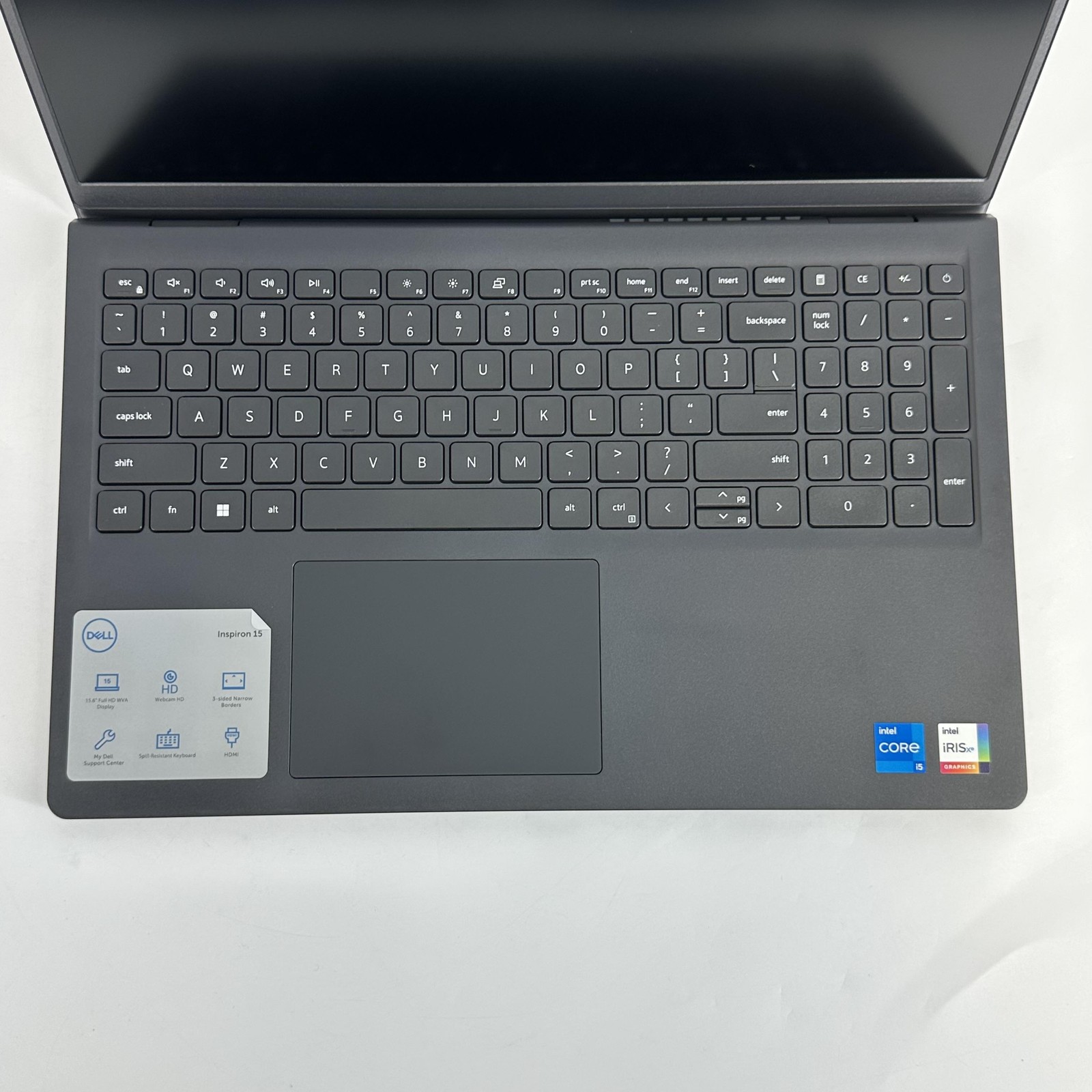Dell Inspiron 3520 15.6 Black FHD 1.3 GHz i5-1235U 16GB RAM 512GB SSD Good