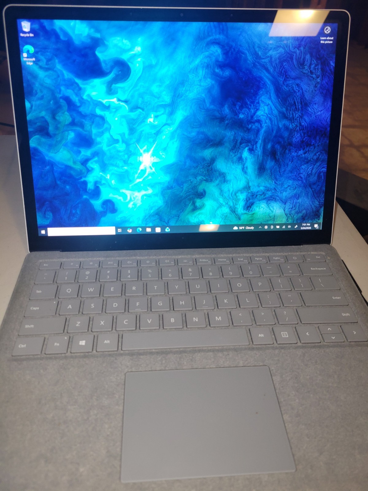Microsoft Surface Laptop 1769 i7-7660U 16GB 512GB SSD – Silver W/ Charger