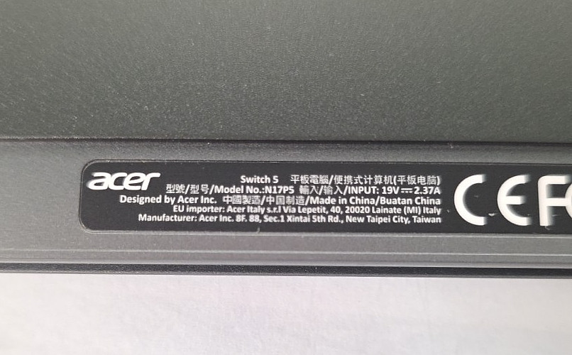 Acer switch 5| Intel Core i3-7130U| 4GB RAM| 128GB SSD| WIN 10 PRO #2